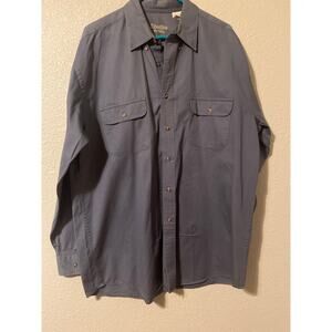 St. John’s Bay Bay Twill men’s long sleeve shirt size large tall